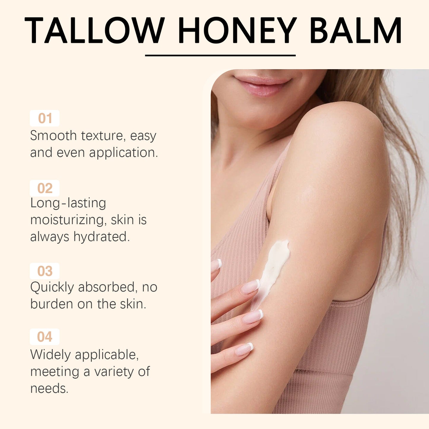 Whipped Tallow Honey Balm